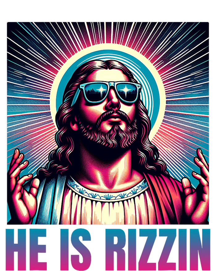 He Is Rizzin Jesus Is Rizzen Kids Tie-Dye T-Shirt