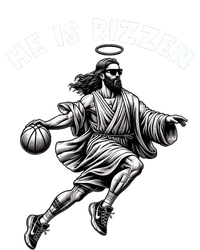 He Is Rizzen Jesus Playing Basketball Funny Easter Day T-Shirt