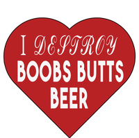 Oldschoolhats I Destroy Boobs Butts Beer T-Shirt