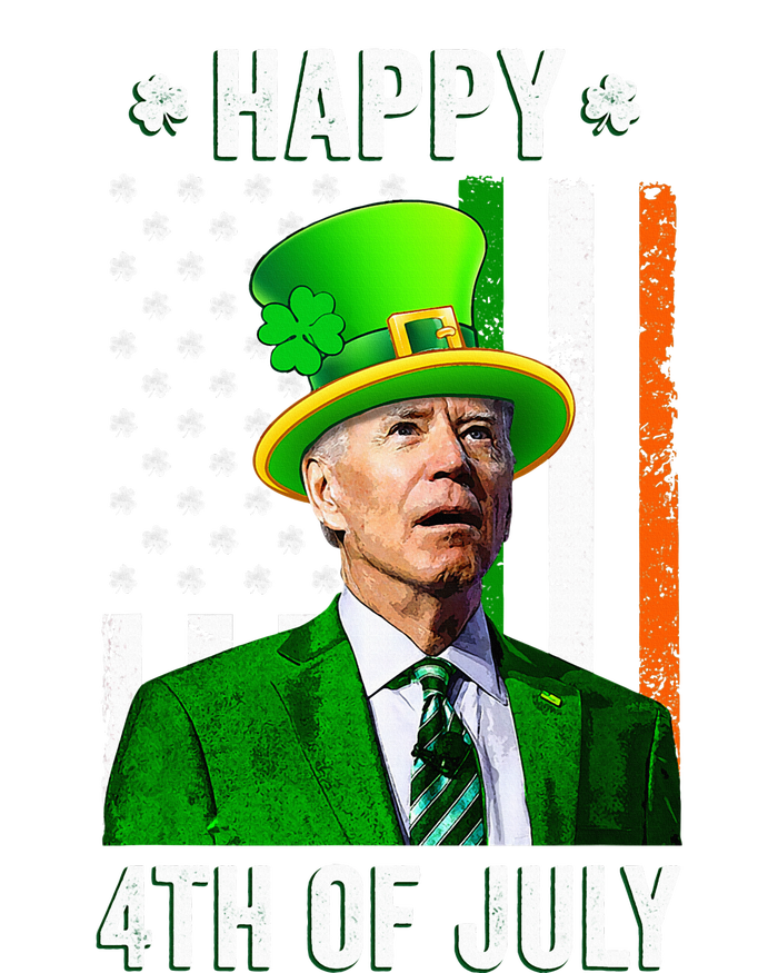 Joe Biden Happy 4th Of July Confused St Patricks Day T-Shirt