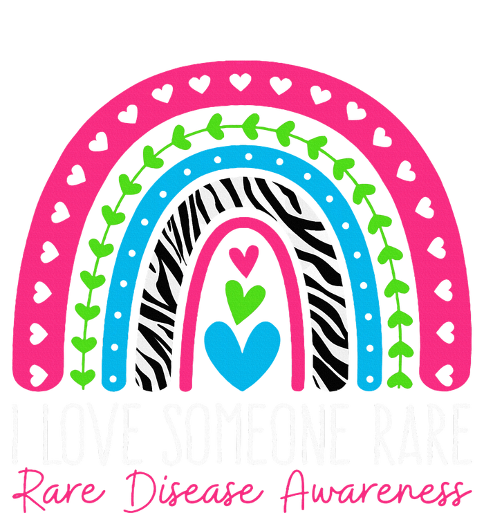 I Love Someone Rare Zebra Rainbow Rare Disease Awareness PosiCharge Competitor Tank