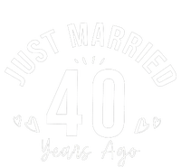 Just Married 40 Years Ago Husband And Wife T-Shirt