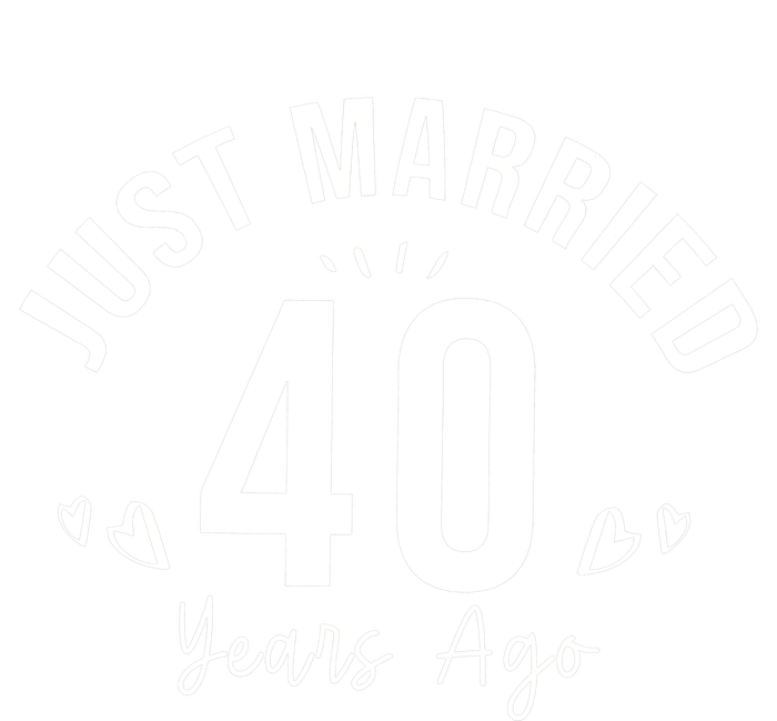 Just Married 40 Years Ago Husband And Wife T-Shirt