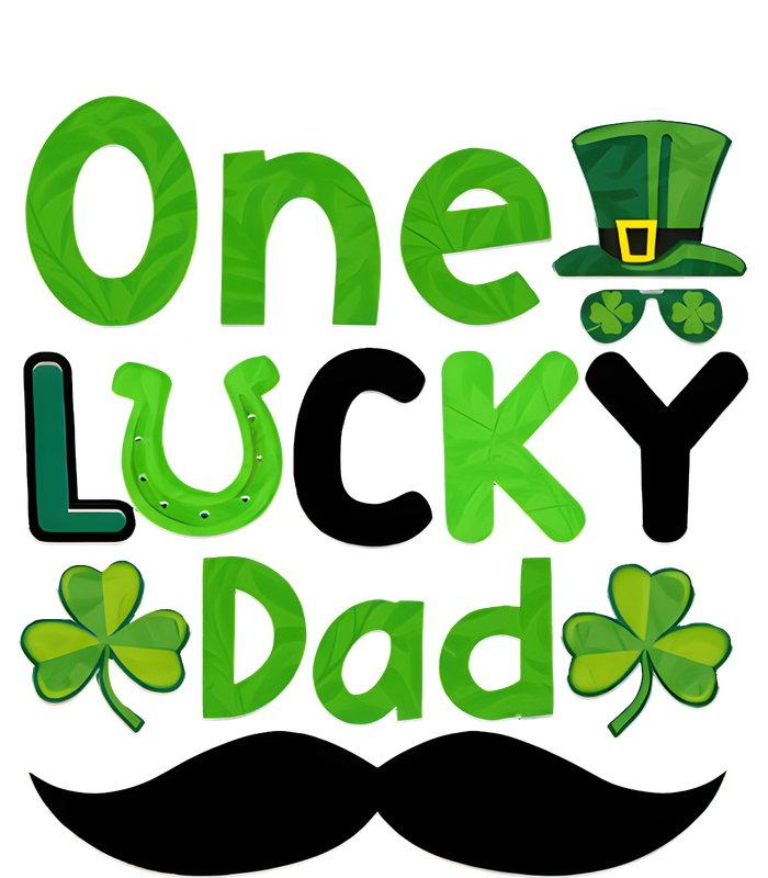 One Lucky Dad St Patrick Day Kids Hoodie