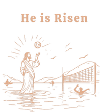 He Is Risen Jesus Playing Volleyball Easter Cooling Performance Long Sleeve Crew