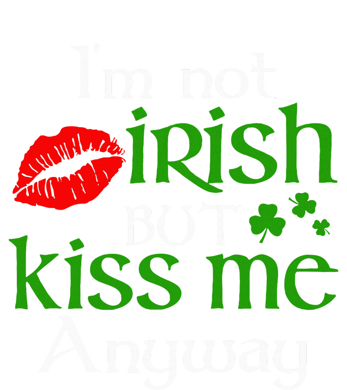 Im Not Irish But Kiss Me Anyway St. Patrick Day Irish Mesh Reversible Basketball Jersey Tank