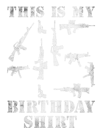 Birthday For 45 Years Old Guns And Weapons Owner T-Shirt