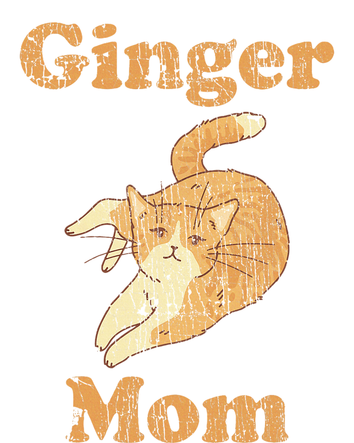 Ginger Mom Adorable Cat Feline Lover T-Shirt