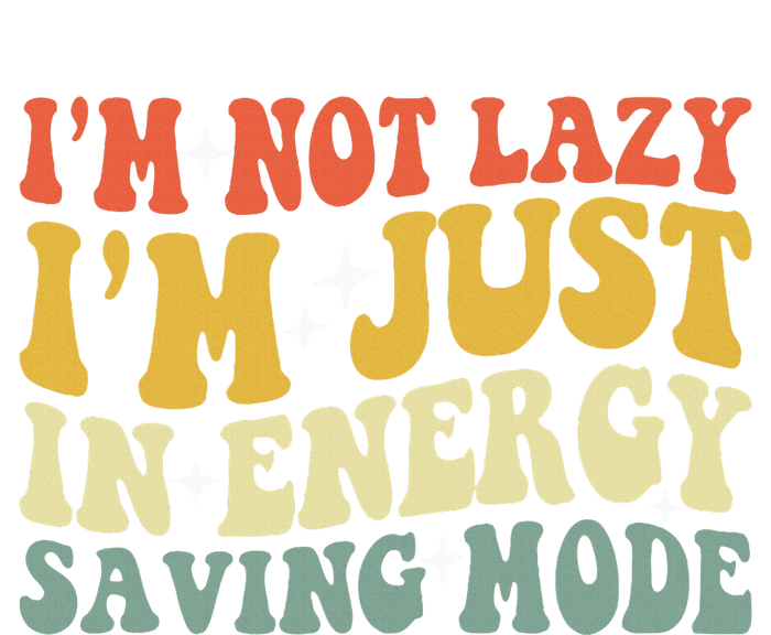 Im Not Lazy Im Just In Energy Saving Mode Zip Tote Bag