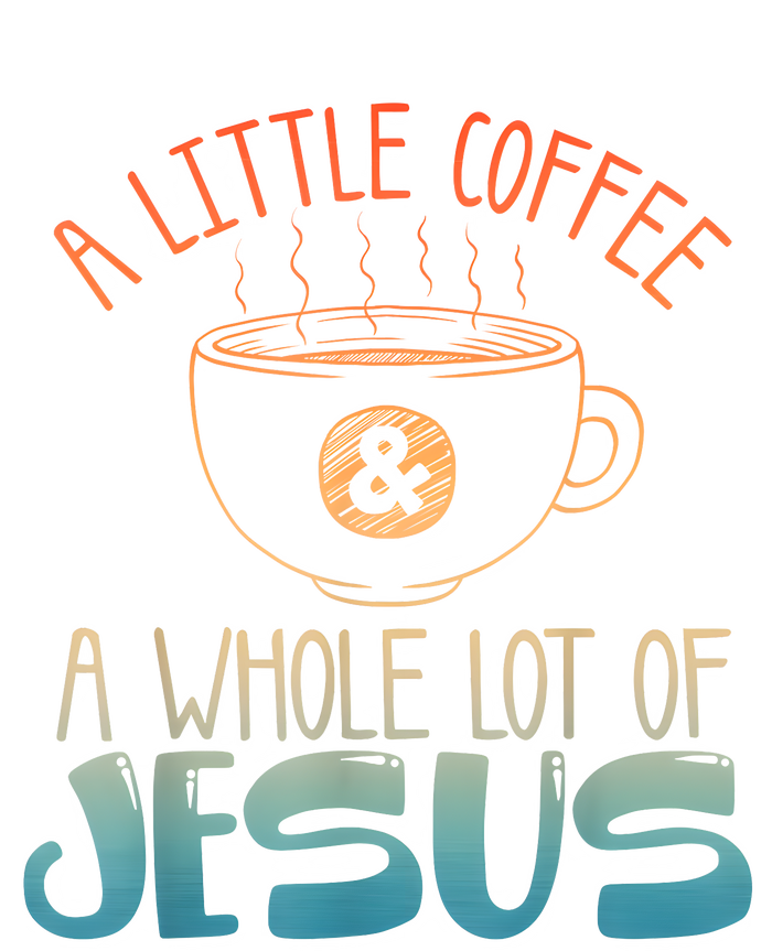 Jesus Design Christian Coffee Lover T-Shirt