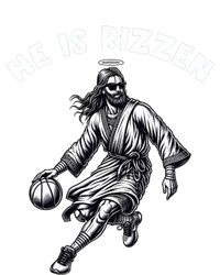 He Is Rizzen Jesus Playing Basketball Funny Easter Day Women's Tri-Blend 3/4-Sleeve Raglan Shirt