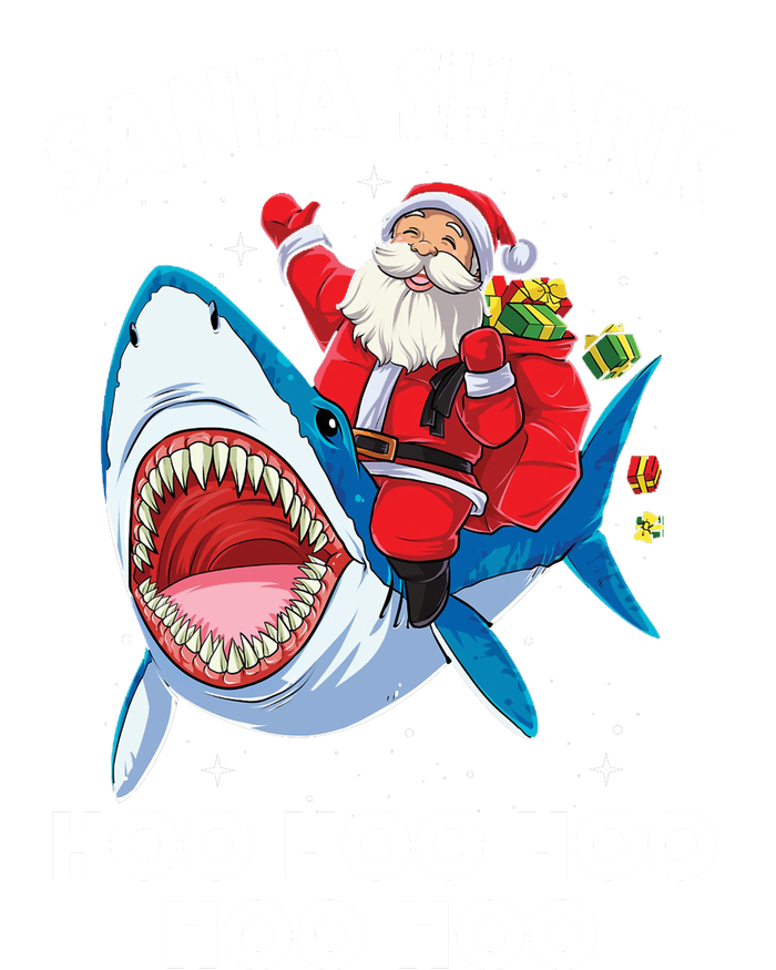 Santa Shark Hoo Hoo Hoo Hoo Hoo Christmas T-Shirt