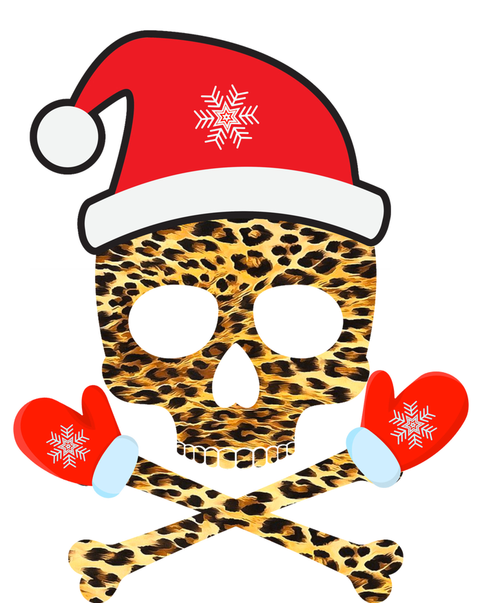 Santa Skull Leopard Christmas Sustainable Bucket Hat