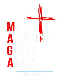 Make America Godly Again Psalm 33 12 Flat Bill Trucker Hat