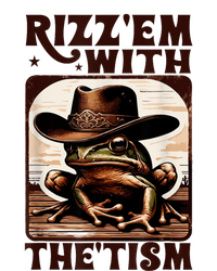 Autism Funny Rizz Em With The Tism Meme Autistic Frog Cowboy Tall Hoodie