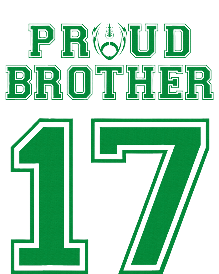 Custom Proud Football Brother Number 17 G Personalized Drawstring Bag