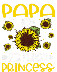 Papa Of The Birthday Princess Sunflower Family T-Shirt