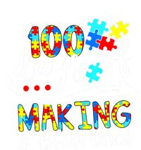 100 Days 100th Day Of School Teacher Autism Awareness Gift Women's T-Shirt