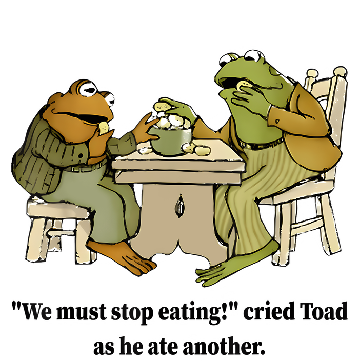 We Must Stop Eating Cried Toad As He Ate Another Frog Quote T-Shirt