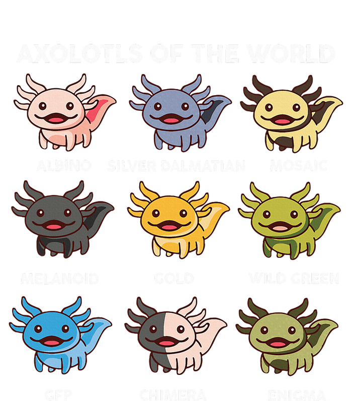 Axolotl Of World Drawstring Bag