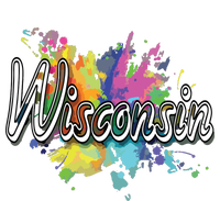 Retro Wisconsin Apparel For Women Wisconsin Kids Colorblock Raglan Jersey