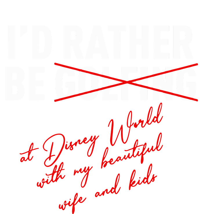 Id Rather Be Not Golfing T-Shirt