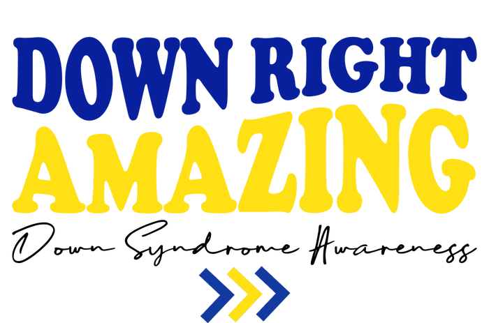 Down Right Amazing Down Syndrome Awareness 7-Panel Snapback Hat