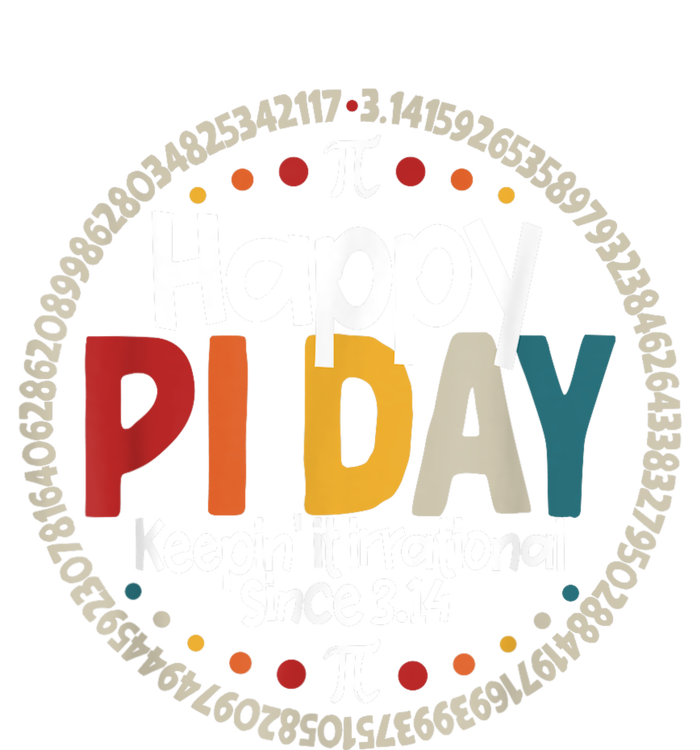 Pi For Teacher Vintage 3.14 Pi Digits Happy Pi Day Full Zip Hoodie