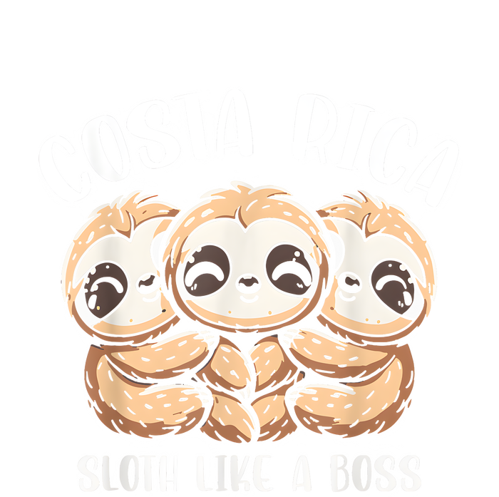 Costa Rica Sloth Like A Boss Costa Rican Travel Vacation USA-Made Snowflake Beanie