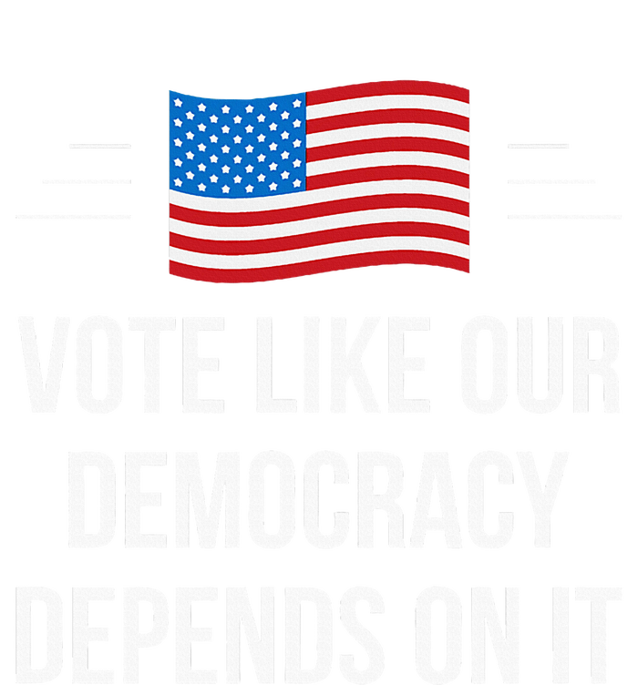 Vote Like Our Democracy Depends On It Kids Hoodie