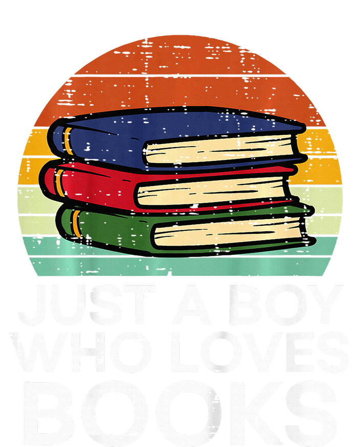 Just A Boy Who Loves Books Read Reading Librarian PosiCharge Competitor Tank