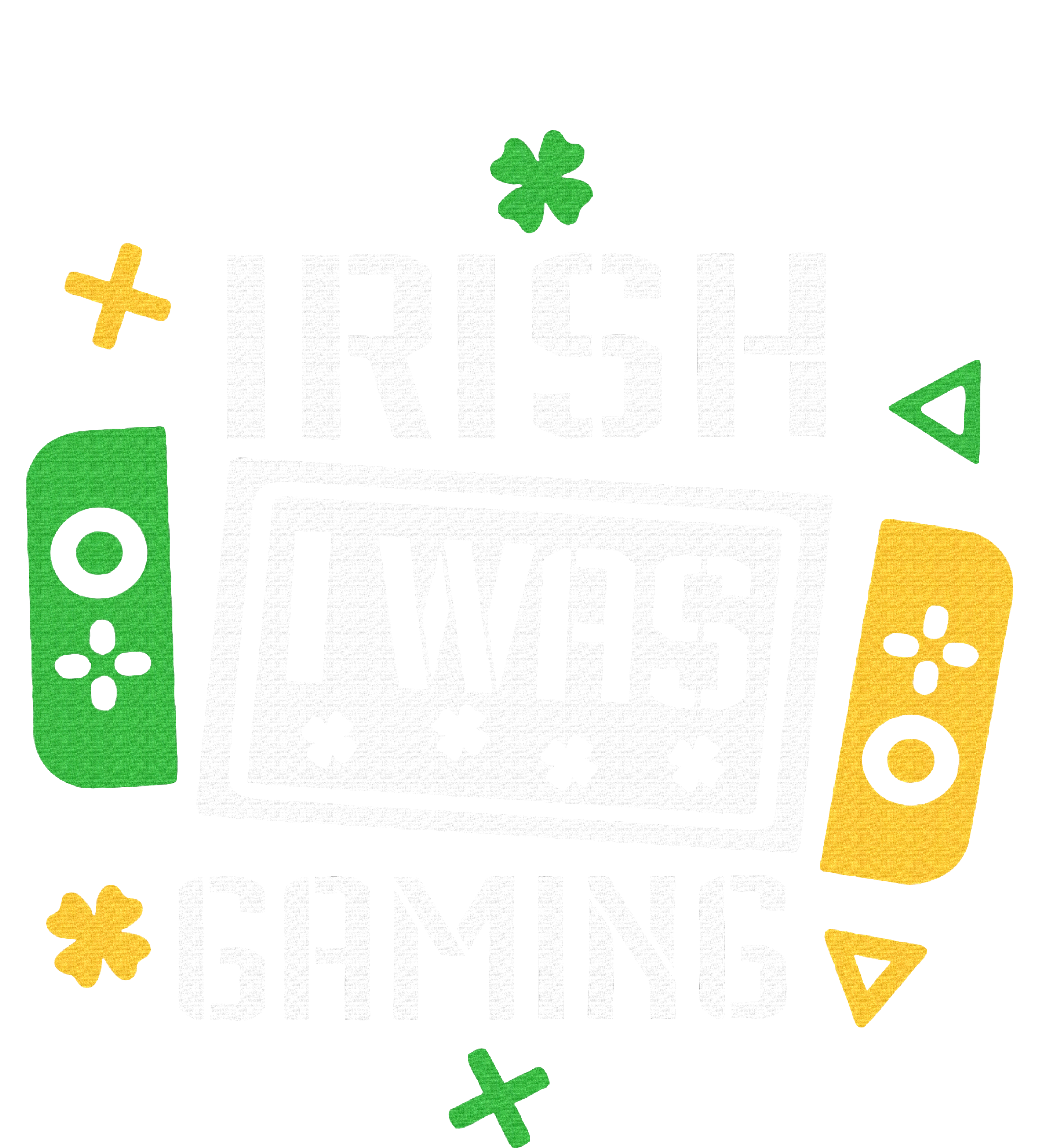 Irish I Was Gaming Funny St Patricks Day Gamer Long Sleeve Shirt