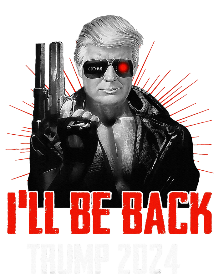 Funny Trump 2024 45 47 Trumpinator ILl Be Back Save America T-Shirt