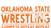 Oklahoma Wrestling Compete Defeat Repeat T-Shirt