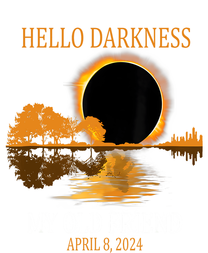 Hello Darkness My Old Friend Funny Total Solar Eclipse 2024 Legacy Cool Fit Booney Bucket Hat