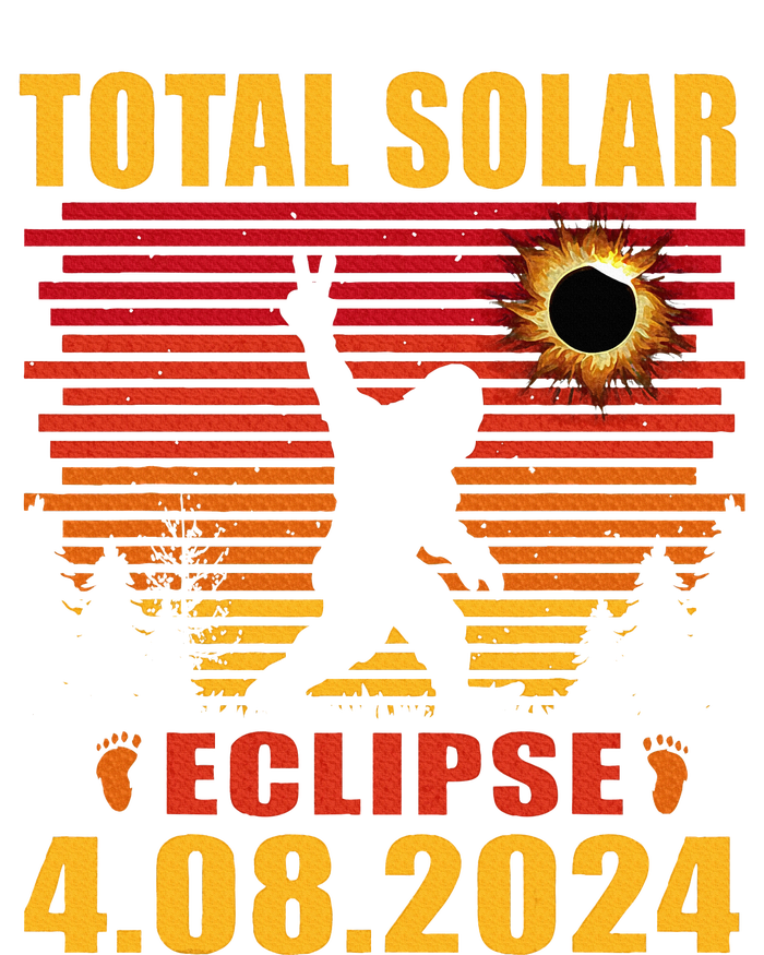 Total Solar Eclipse 04.08.2024 Sasquatch Bigfoot Tie-Dye T-Shirt