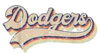 Vintage Dodgers Name Throwback Retro T-Shirt