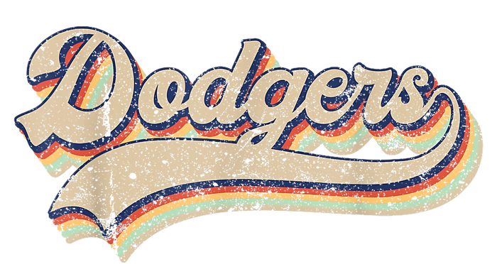 Vintage Dodgers Name Throwback Retro T-Shirt