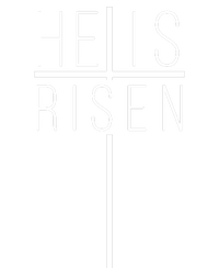 Hell Is Risen Cross Christianity Poster