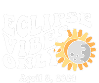 April 8 2024 Eclipse Vibes Only Cute Retro Solar Eclipse T-Shirt