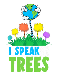 I Speak For Trees Earth Day Save Earth Inspiration Hippie Short Acrylic Beanie