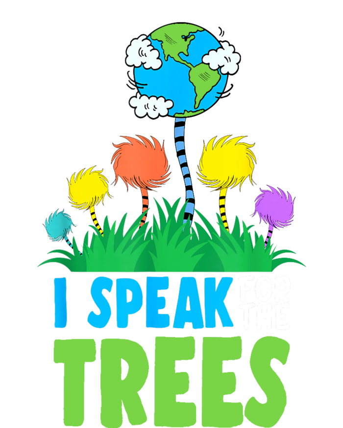 I Speak For Trees Earth Day Save Earth Inspiration Hippie Short Acrylic Beanie