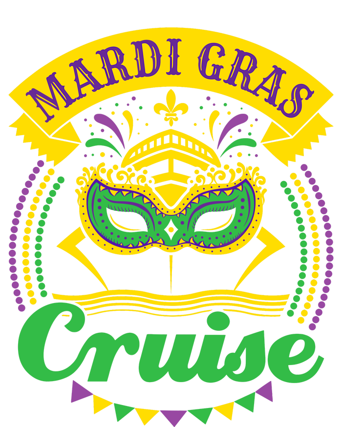 Mardi Gras Cruise Cruising Mask Cruise Ship Beads T-Shirt