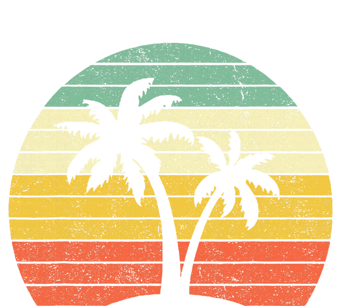 Palm Tree Retro Tropical Beach Hoodie