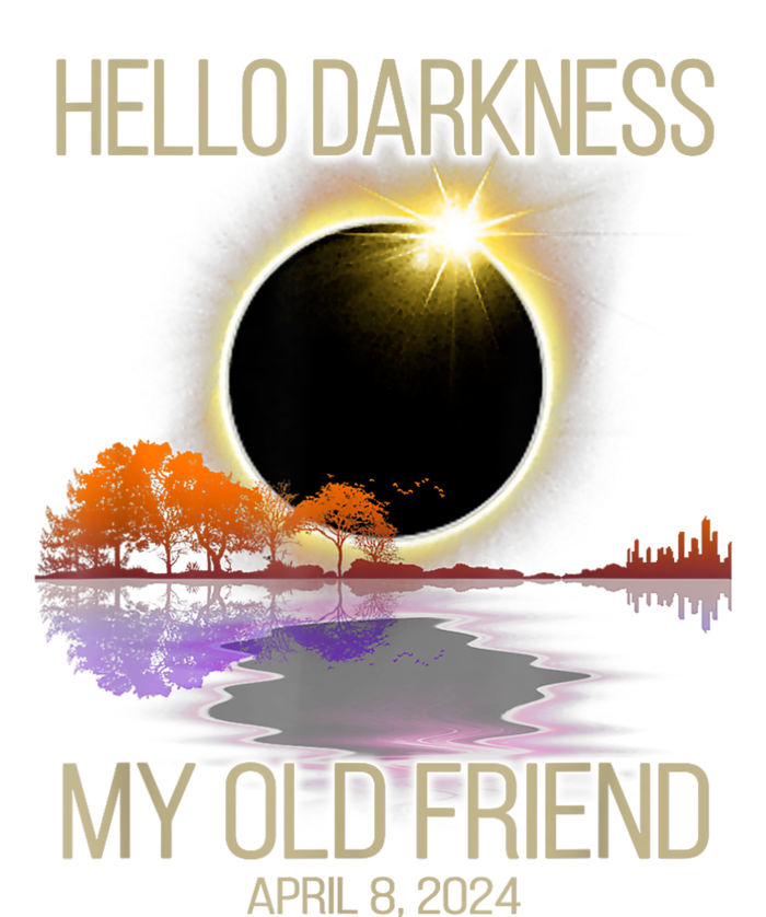 Hello Darkness My Old Friend Solar Eclipse April 08 2024 Women’s Perfect Tri Rocker Tank