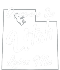 Someone In Utah Loves Me State Map Outline Toddler Fine Jersey T-Shirt