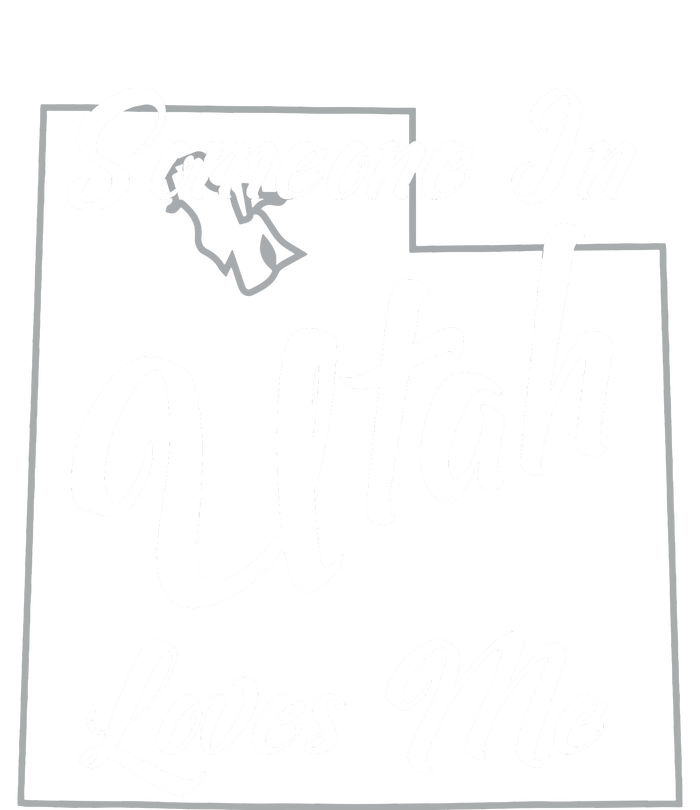 Someone In Utah Loves Me State Map Outline Toddler Fine Jersey T-Shirt