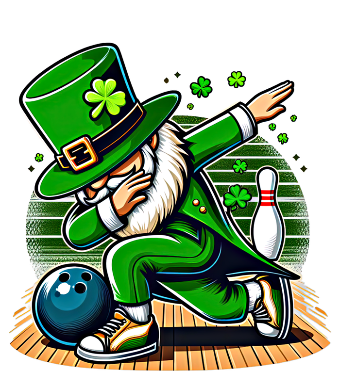 Bowling Lover Dabbing Irish Bowler St Saint PatrickS Day Great Gift Garment-Dyed Sweatshirt