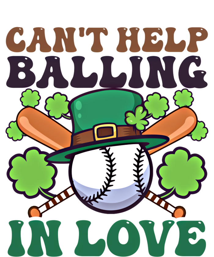 CanT Help Balling In Love Design St Patricks Baseball Cool Gift Valucap Bio-Washed Visor