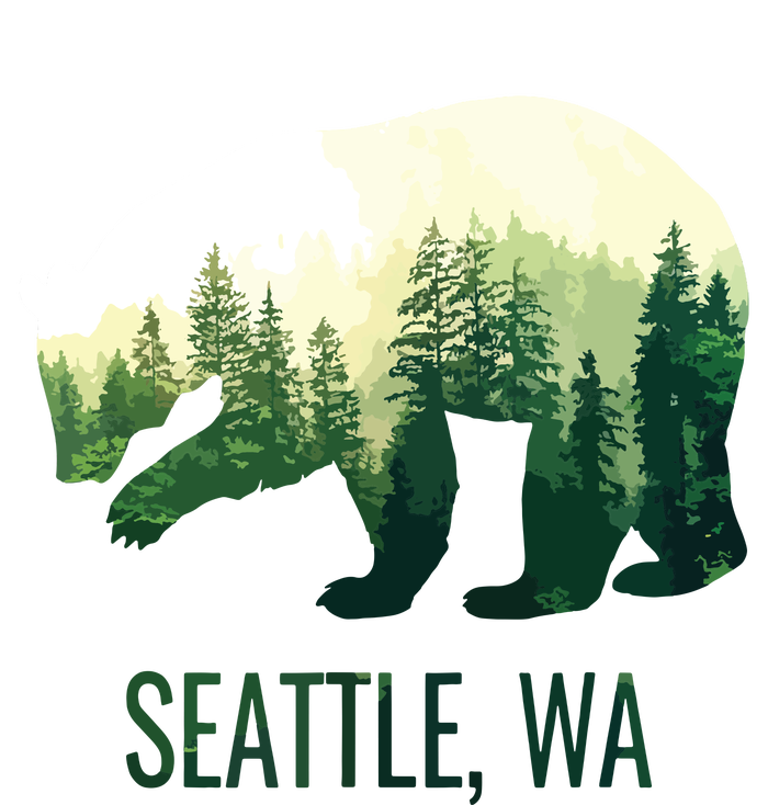 Seattle Bear State Of Washington Pacific Nw Wildlife Canvas